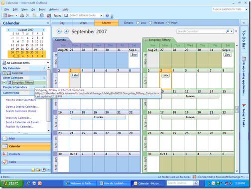 OVERLAY OUTLOOK CALENDARS Bruceb Consulting