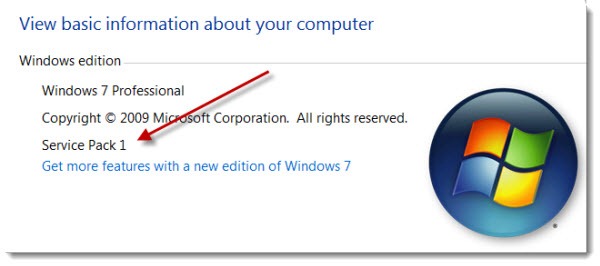 service pack 1 for windows 7