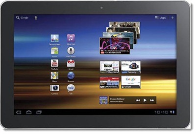 Samsung Galaxy Tab 10.1 - home screen