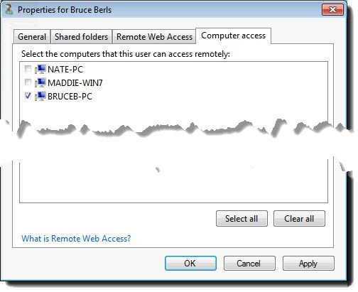 SBS 2011 Essentials remote computers