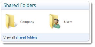 SBS 2011 Essentials remote shared folders
