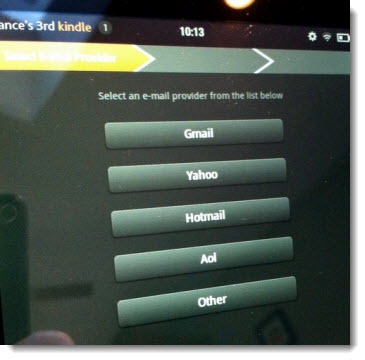 Amazon Kindle Fire mail setup - no built-in Exchange ActiveSync support