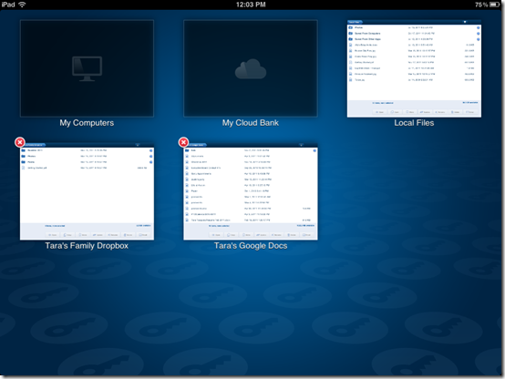 LogMeIn iPad Cloud Bank