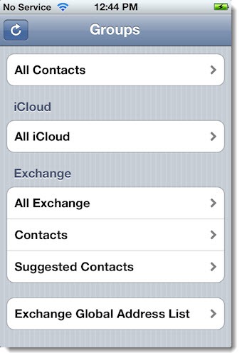 Apple iCloud - Exchange and Outlook