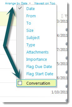 Office 365 - Outlook Web App - conversation view