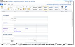 Microsoft Office Web Apps - edit document sample