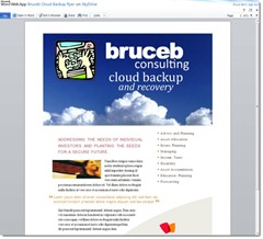Microsoft Office Web Apps - view document sample