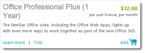 Microsoft Office Professional Plus 2010 - Office 365 subscription