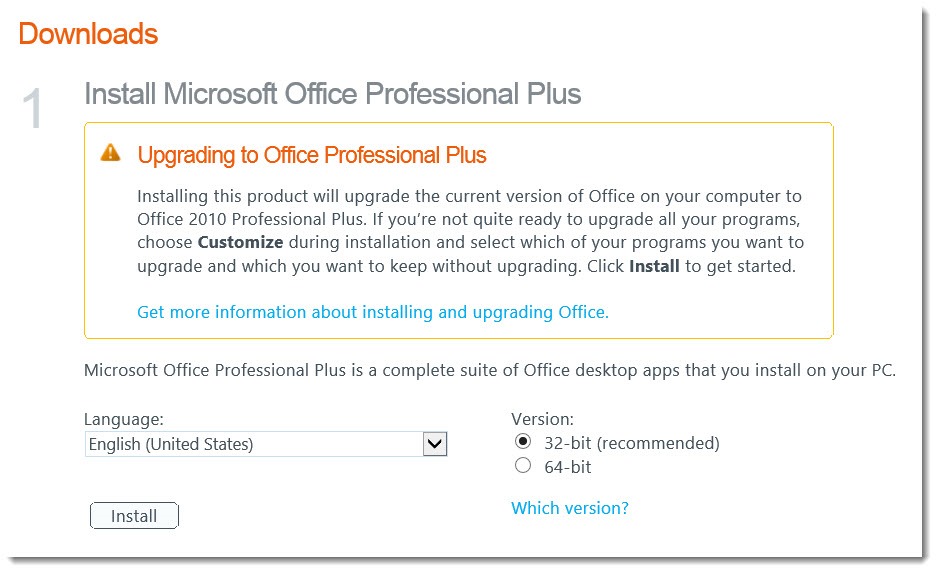 how to reinstall office 2010 professional plus