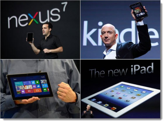 Tablets - iPad, Nexus, Kindle Fire, Surface