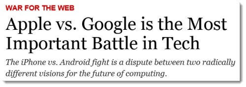 Time Magazine: Apple vs Google