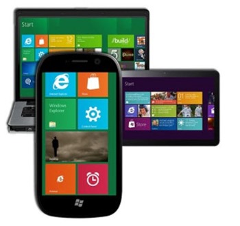 Windows 8 - computers, notebooks, tablets, phones