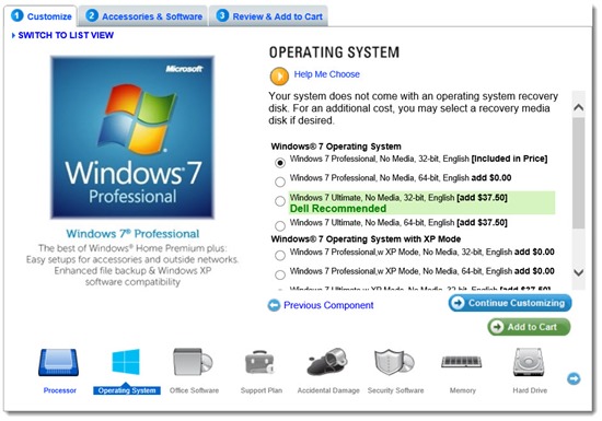 Dell Latitude 6430u - promoting Windows 7