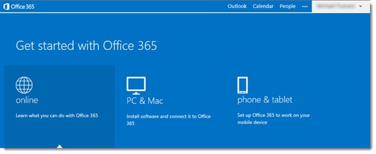 Office 365 upgraded portal