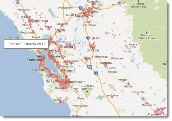 Xfinity Free Wifi Map Comcast Offers Free Wireless For Subscribers In California | Bruceb  Consulting