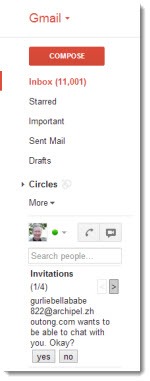 Gmail spam overflow