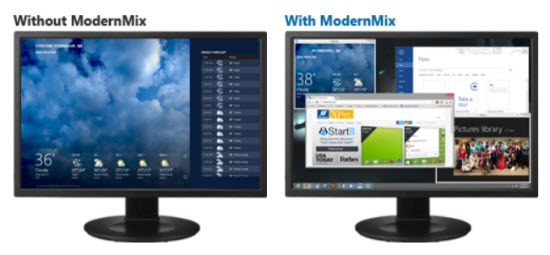 Stardock ModernMix - run Windows 8 apps on the desktop