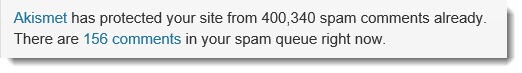 Wordpress - Bruceb News spam total