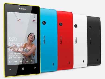 Nokia Lumia 520 - cool colors