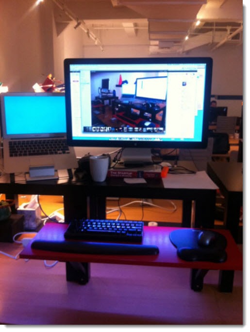 Standing desks - Ikea hacks