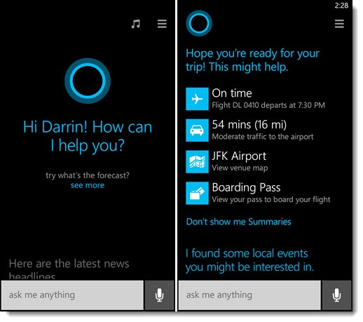 Windows Phone 8.1 - Cortana, your personal assistant