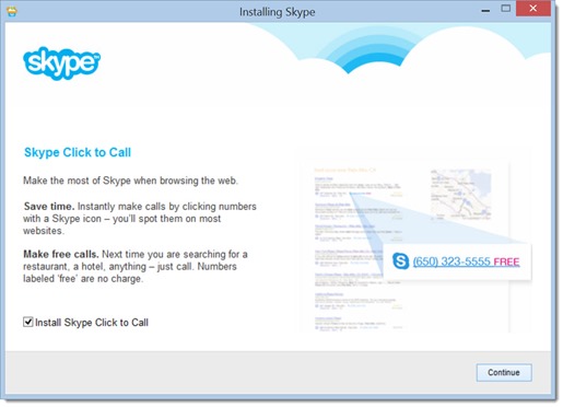 Skype Click To Call