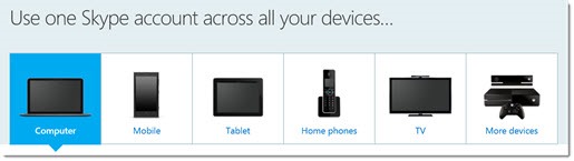 Use one Skype account across all your devices