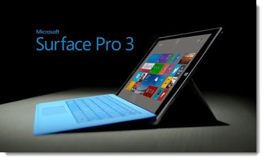 Microsoft Surface Pro 3 firmware update