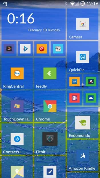 Android - OnePlus One with a Windows phone theme