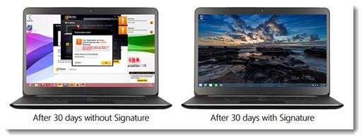 Microsoft Signature Edition PCs - no junkware