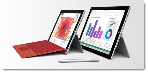 Microsoft Surface 3 compared to Surface Pro 3