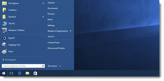 Start10 from Stardock Software - replace the Windows 10 Start menu