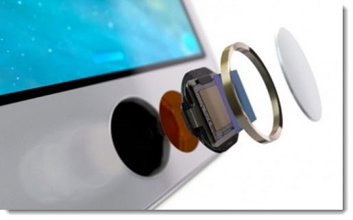 iPhone fingerprint sensor