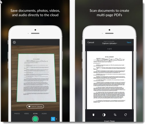 Scan documents and create PDFs with your phone