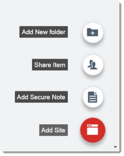 LastPass - add Secure Note