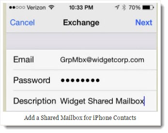 shared mailbox isn