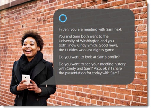 Microsoft - integrating LinkedIn data into Cortana
