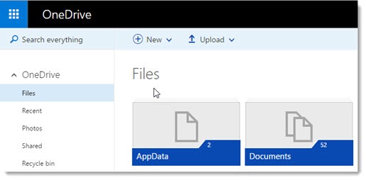 OneDrive - personal Microsoft account