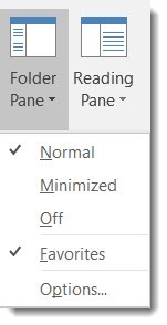 outlook for mac 2016 reading pane right blank