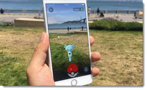 Pokemon Go - augmented reality