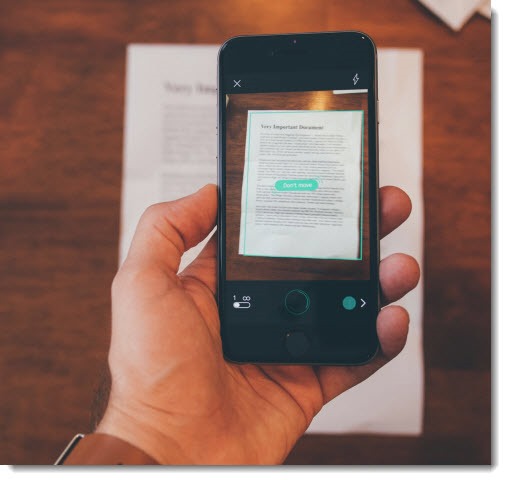 Scan documents and create PDFs with your phone