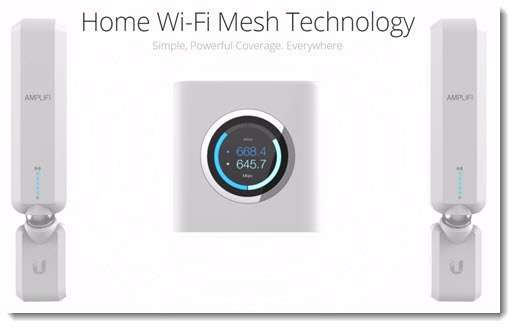 Wi-Fi mesh network: Ubiquiti Amplifi