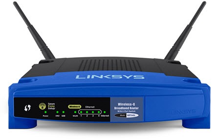 Linksys WRT54g router