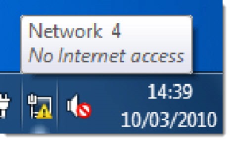 Windows 10 - no Internet access