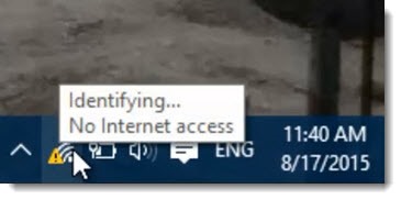 no internet access windows 10