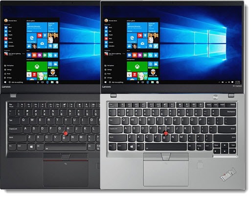 Lenovo Thinkpad X1 Carbon & X1 Yoga - silver & black