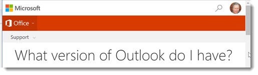What version of Outlook do I have?
