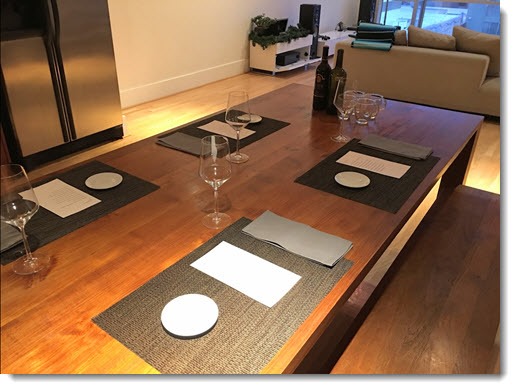 Modern kaiseki - the table