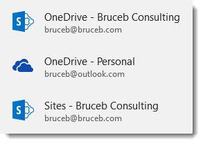 Browsing OneDrive & Sharepoint from Word