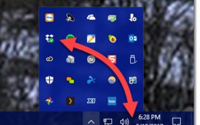 Windows 10 Tip: Drag Icons Into The Notification Area On The Taskbar